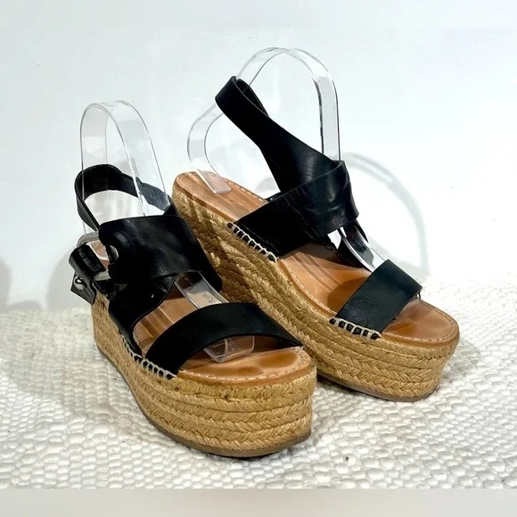 RAG & BONE Black‎ strappy platform sandals size 7. - Picture 2 of 8